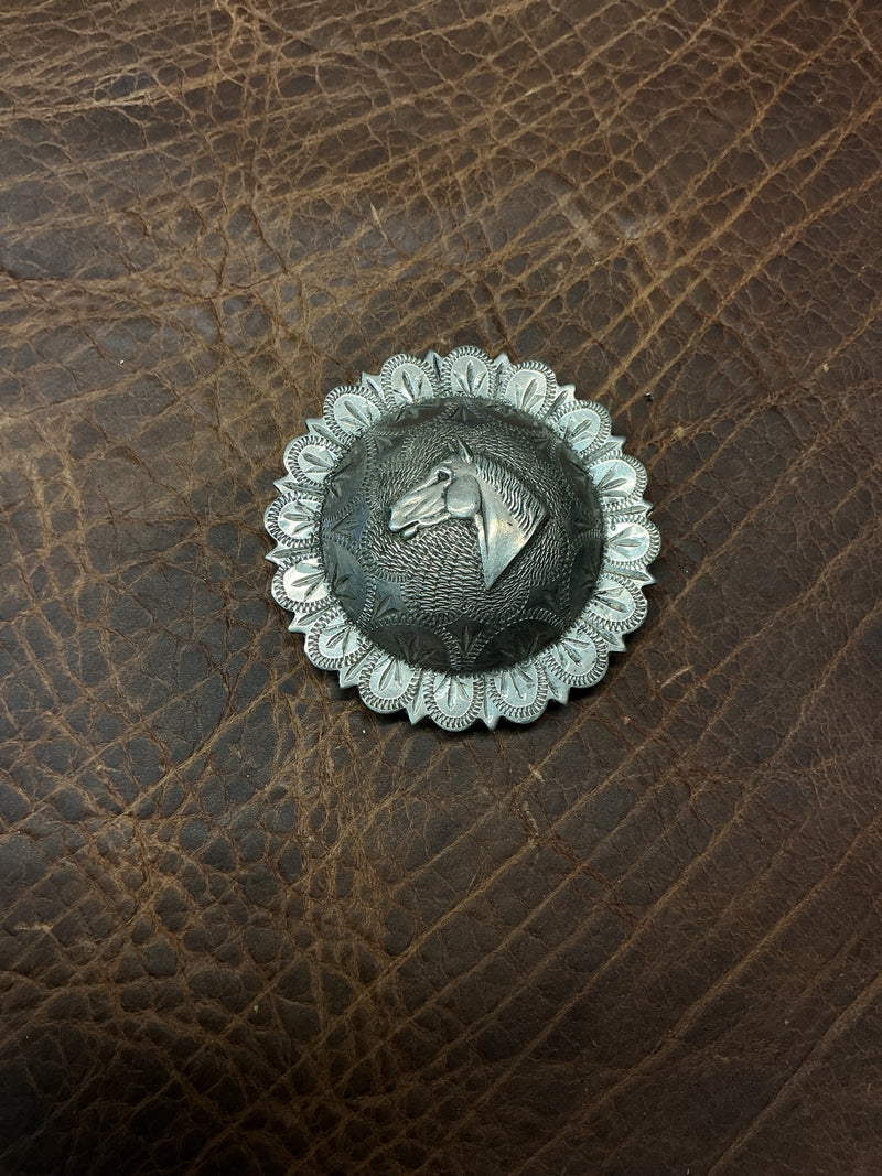 Vintage Keystone Bros. Sterling Silver Concho
