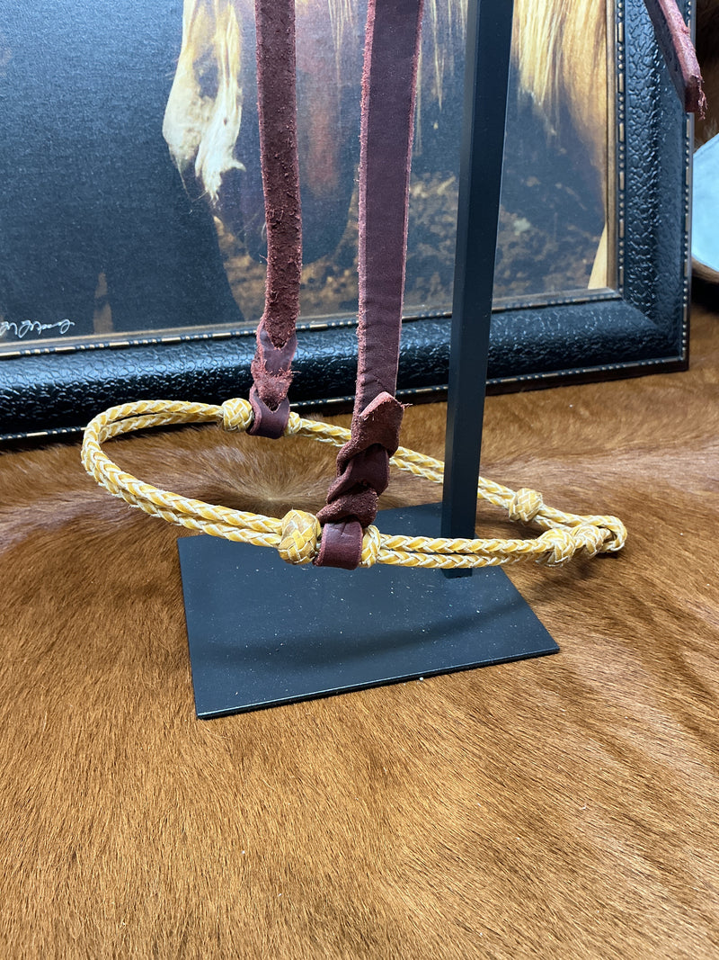 Double Rawhide Braided Caveson w/Hanger