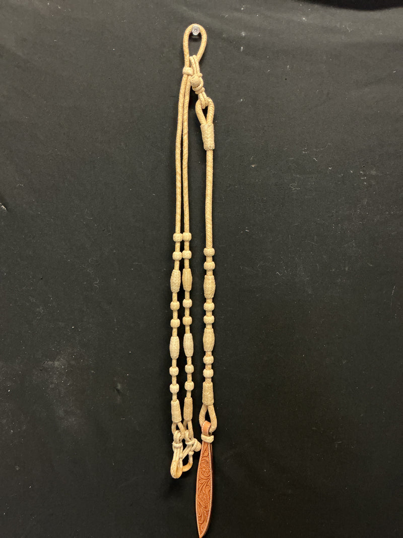 12 Plait 32" Oklahoma Pony Romal Reins