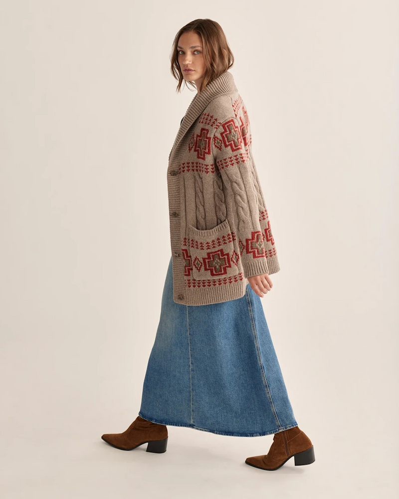 Pendleton Lambswool Cable Cardigan