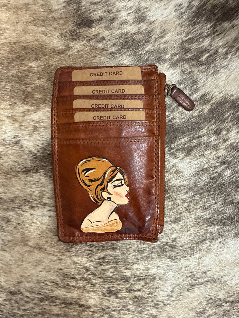 Hand Painted Card Wallets