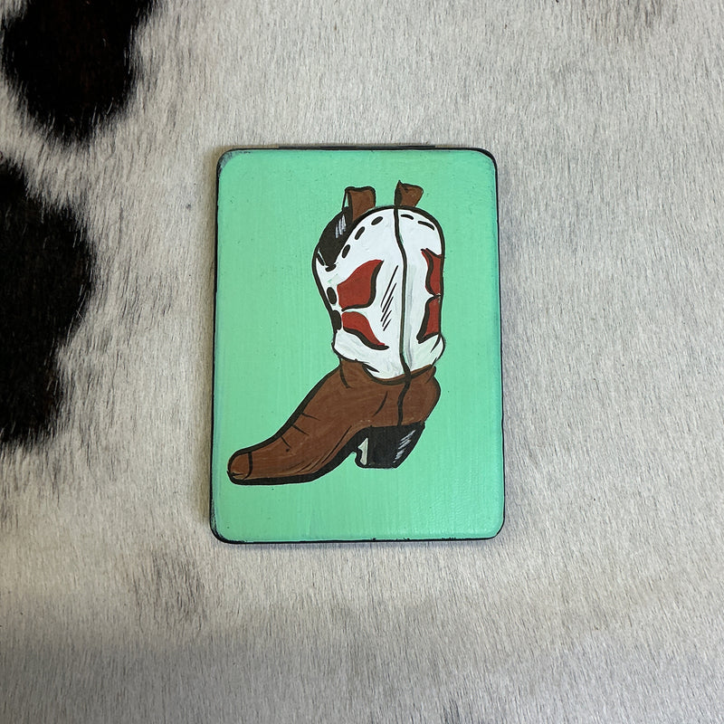 Hand Painted Compact Mirror