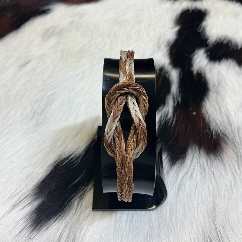 Braided Horsehair Bracelet w/Figure 8