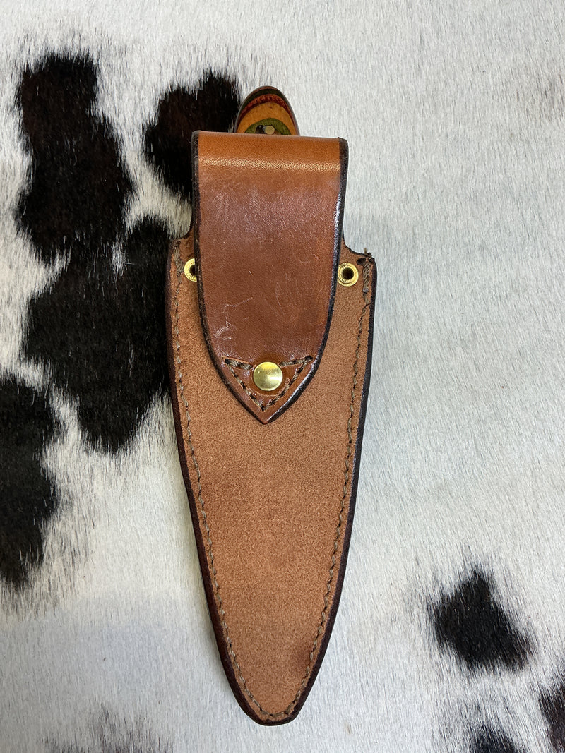 Gail Cook Fixed Blade Knife w/Sheath