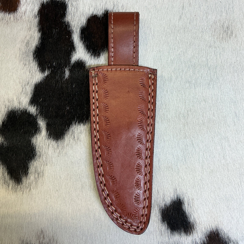 Vertical Leather Knife Sheath