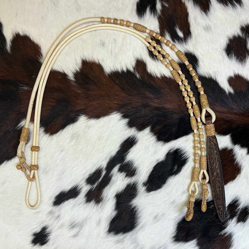 Braided Nylon Oklahoma Reins & Romal
