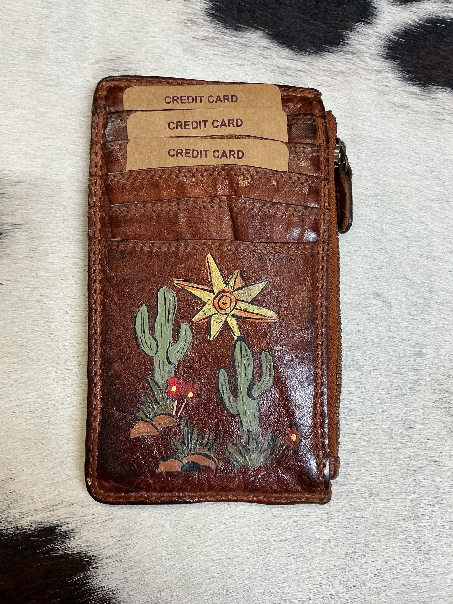 Hand Painted Card Wallets