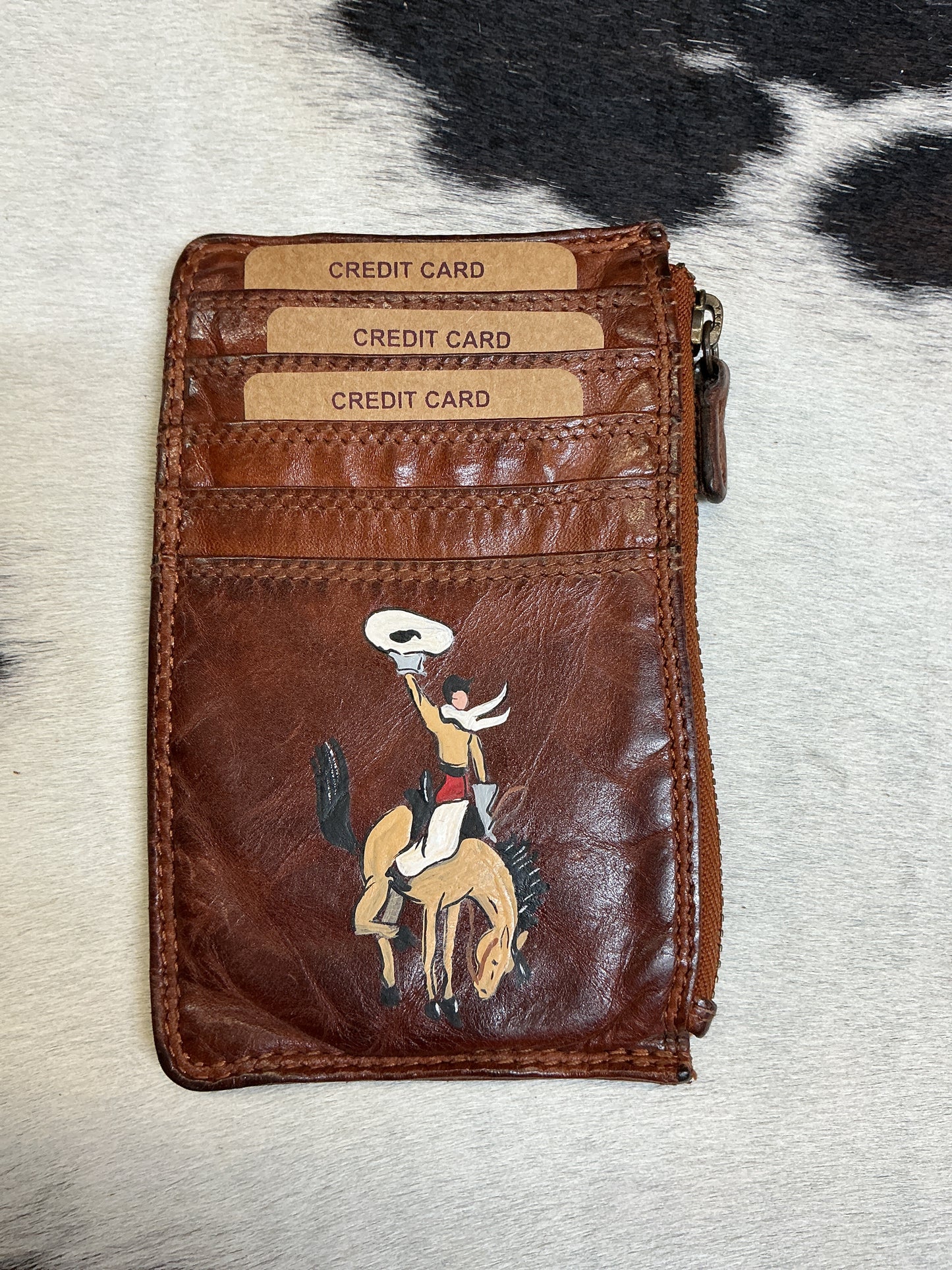 Hand Painted Card Wallets