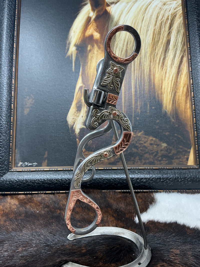 HR04- Ported Mouth Bit w/Copper Roller
