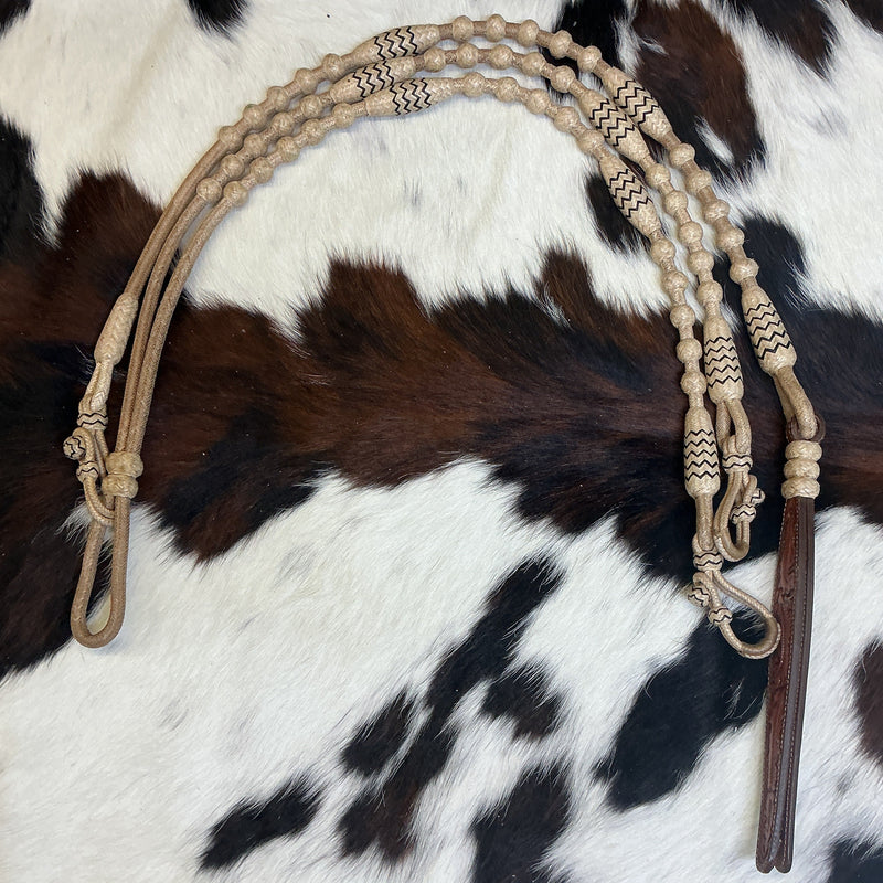 36 Plait Oklahoma w/Accents Reins & Romal