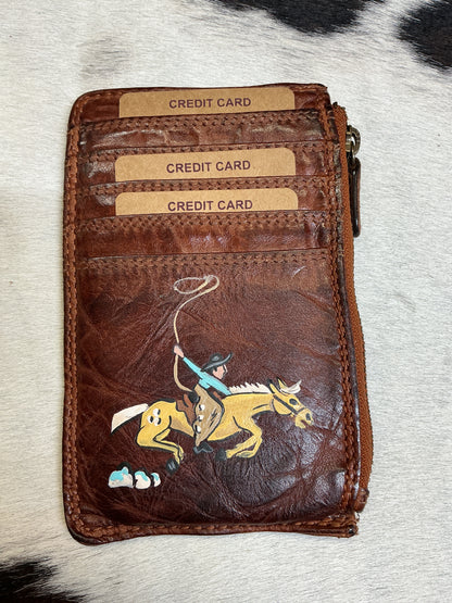 Hand Painted Card Wallets