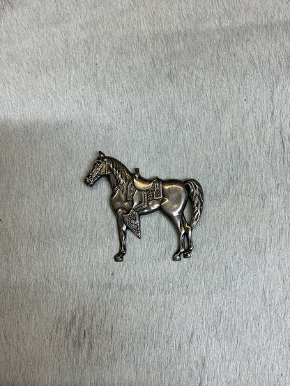 Vintage Sterling Horse Pin