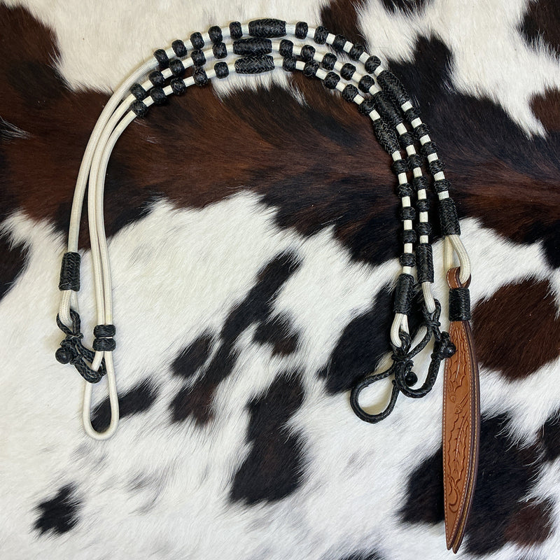 Braided Nylon Oklahoma Reins & Romal