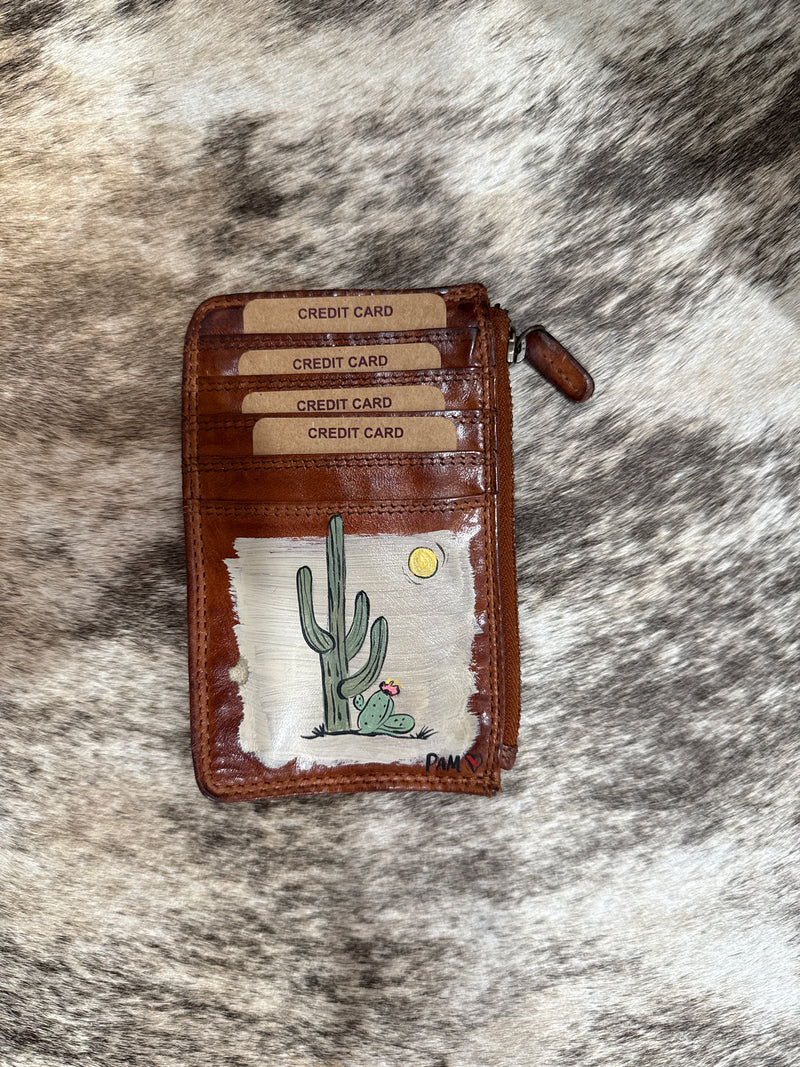 Hand Painted Card Wallets