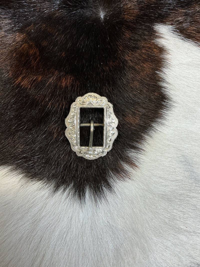Sterling Silver 5/8" Scalloped Buckle