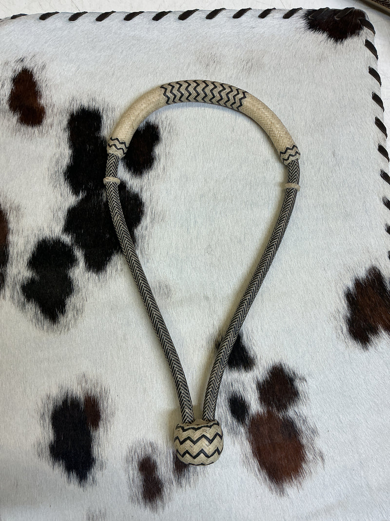 18 Plait 3/8" Rawhide Bosalita