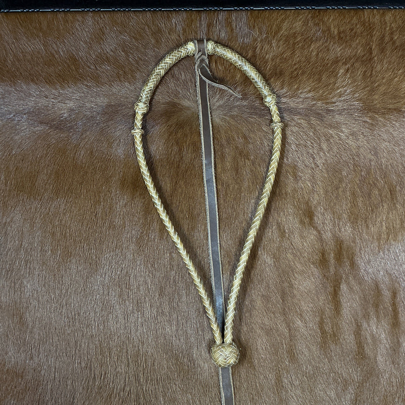 8 Plait 1/4" Center Hung Bosalita w/Hanger