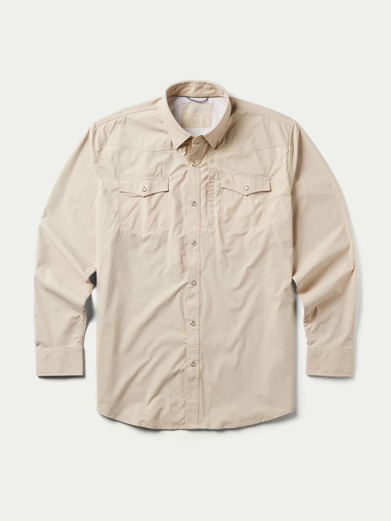 Khaki RangeTek Western Snap Shirt