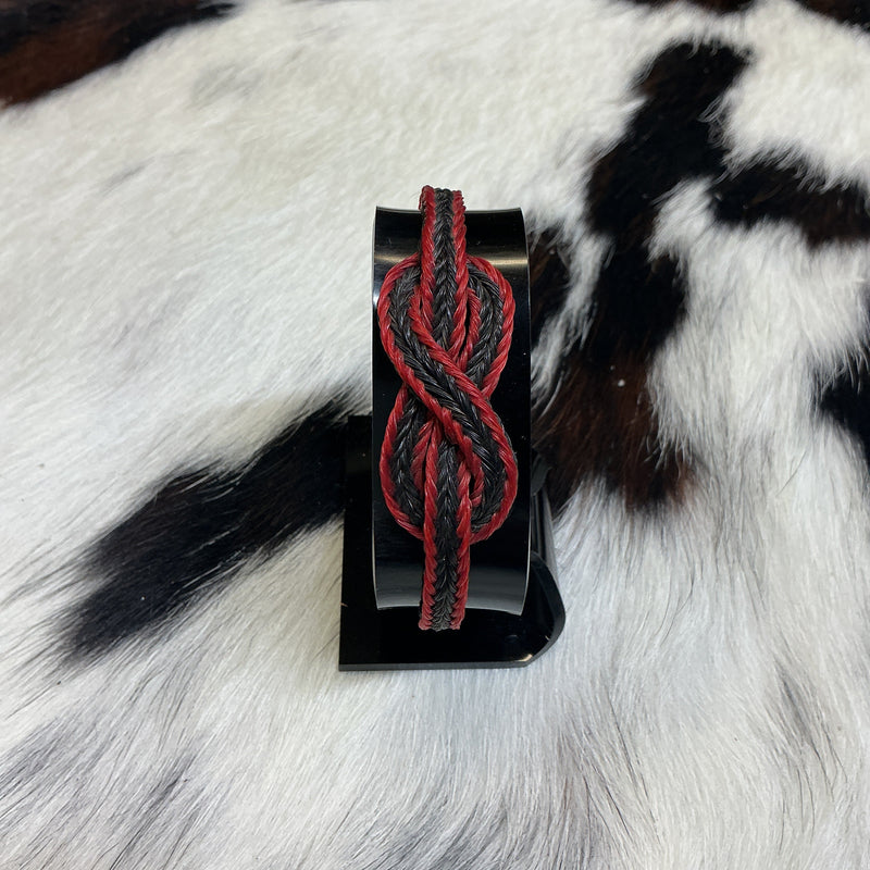 Braided Horsehair Bracelet w/Figure 8