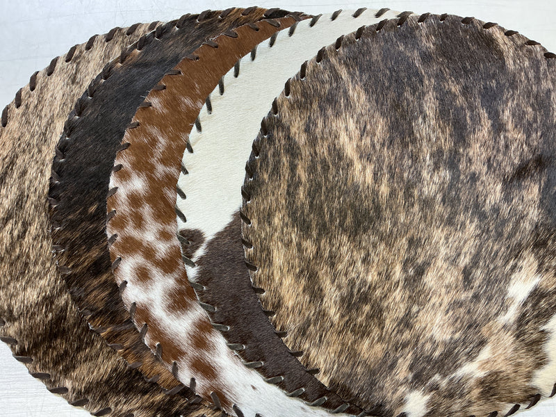 Cowhide Placemat - Round