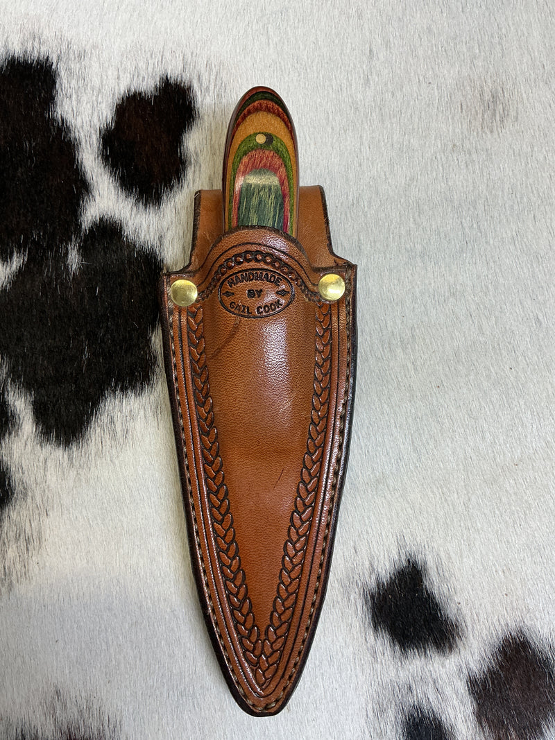 Gail Cook Fixed Blade Knife w/Sheath