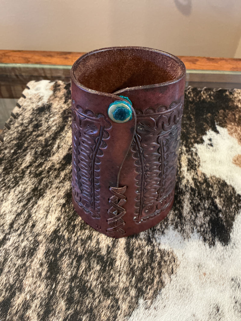 Vintage Leather Cuffs