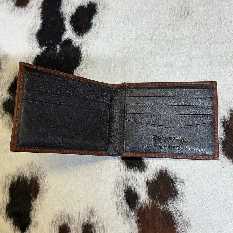 Ostrich Bi-Fold Wallet w/Passcase