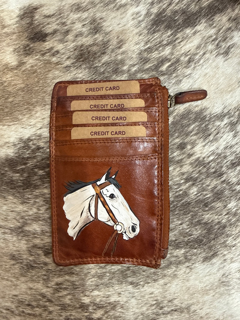 Hand Painted Card Wallets