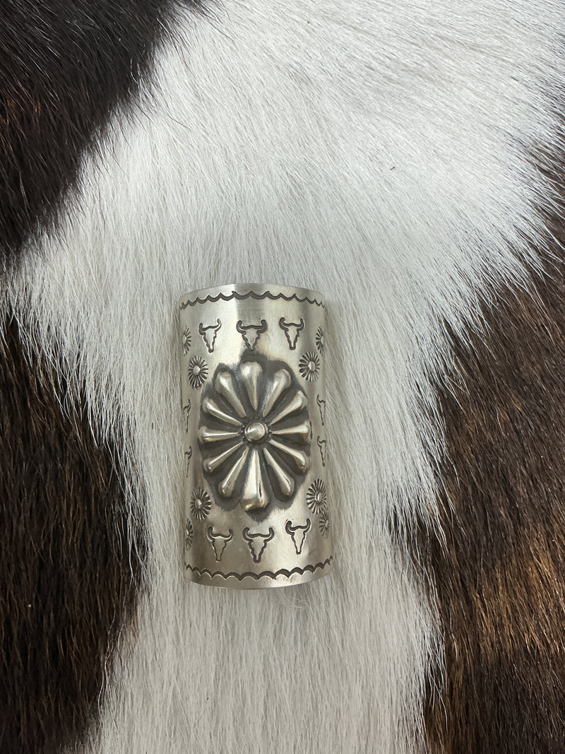 Stamped Sterling Silver Hair Cuff
