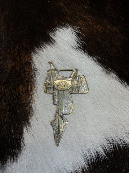 Vintage Saddle Fob by H.W. Starr