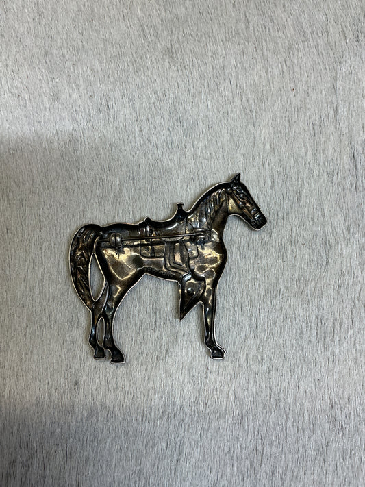 Vintage Sterling Horse Pin