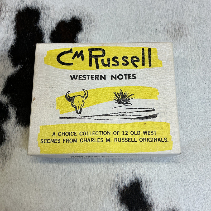 Vintage CM Russell Western Notes