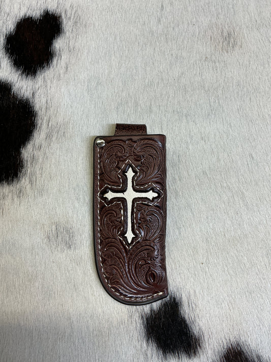 Floral w/Cross Knife Sheath