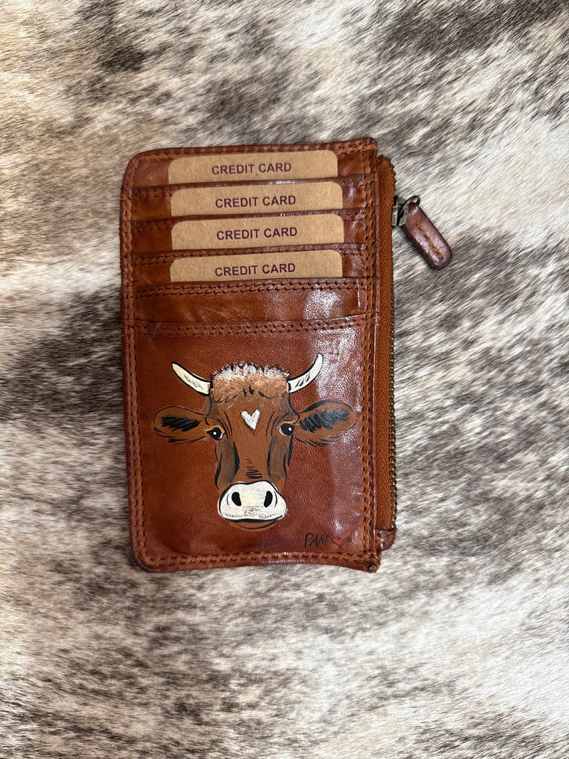 Hand Painted Card Wallets