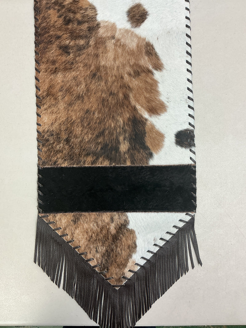 Cowhide Table Runner 14" x 4 1/2'