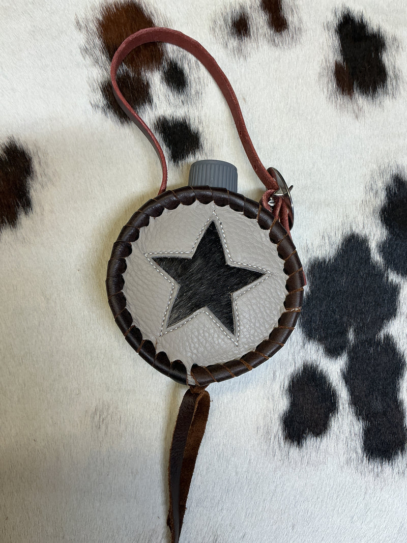 Leather Covered Mini Canteen