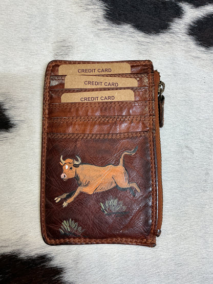 Hand Painted Card Wallets