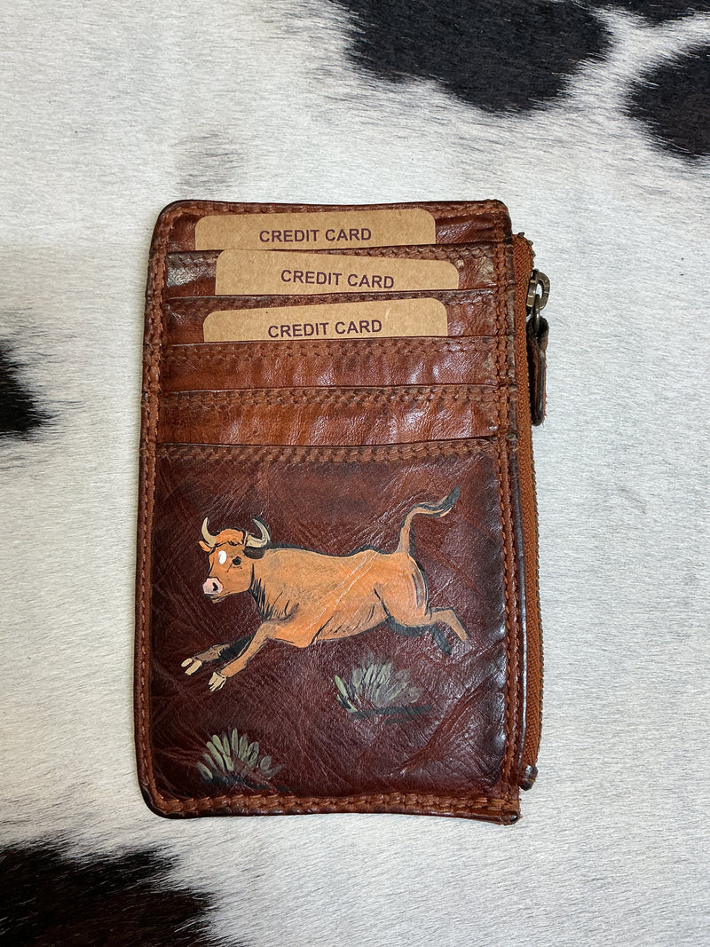 Hand Painted Card Wallets