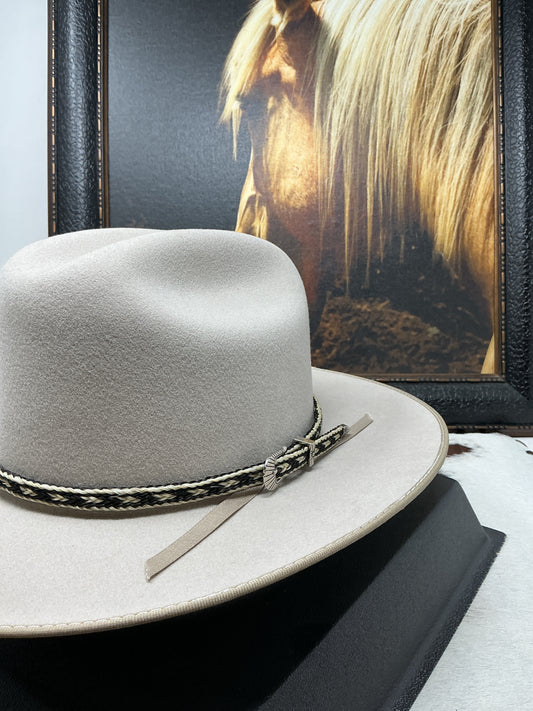 Braided Horsehair Hatband w/Buckle