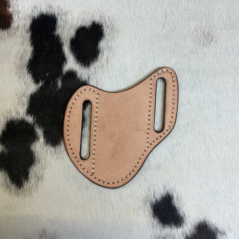 Pocket Knife Rough Out Cross Draw Sheath