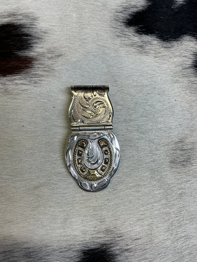 Engraved Money Clip w/Overlay Design