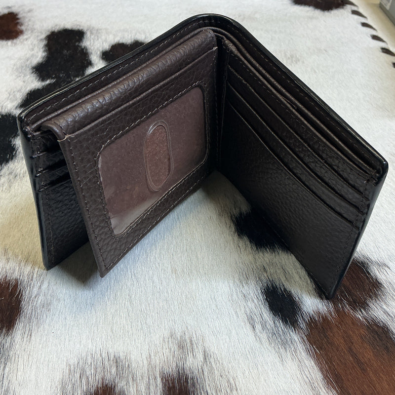 Checkered/Floral/Basket Bi-Fold Wallet