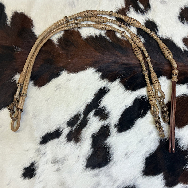 32 Plait California w/Accents Reins & Romal