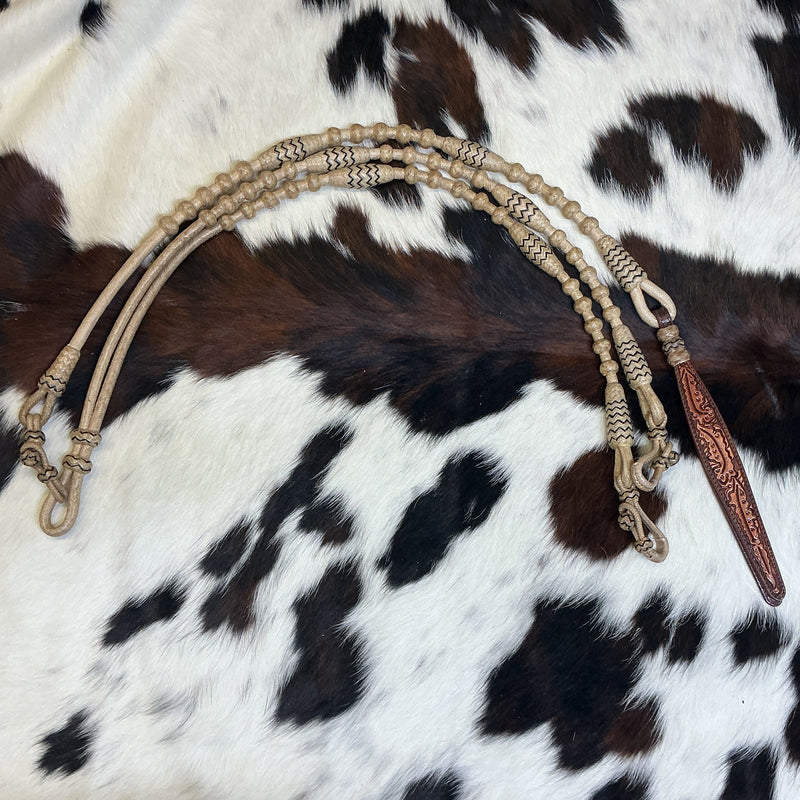 32 Plait Oklahoma w/Accents Reins & Romal