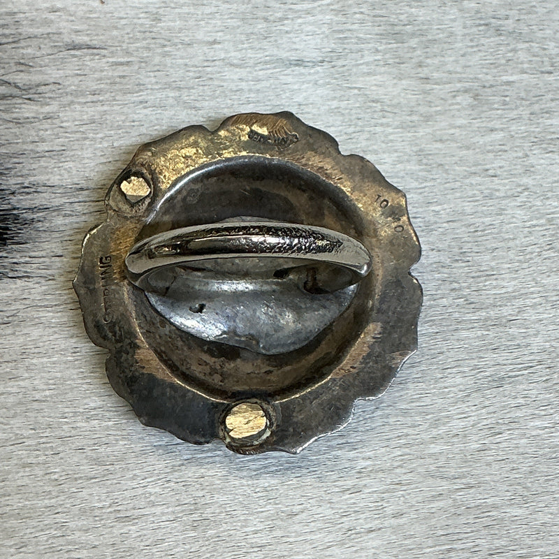 Vintage Sterling Silver Scarf Slide