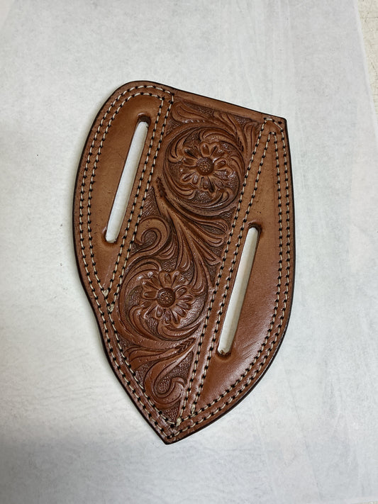 Cross Draw Floral Sheath