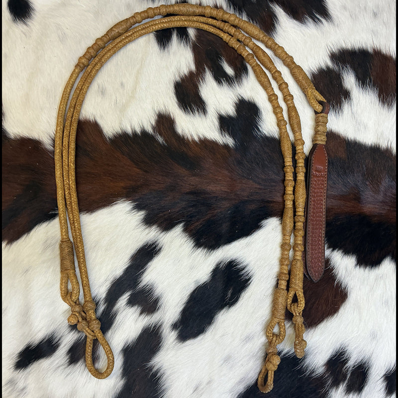 16 Plait 54" Long Reins & Romal