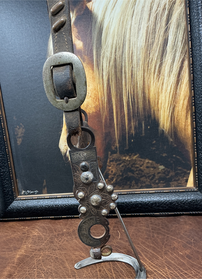 Vintage August Buermann Bit w/Split Ear Headstall