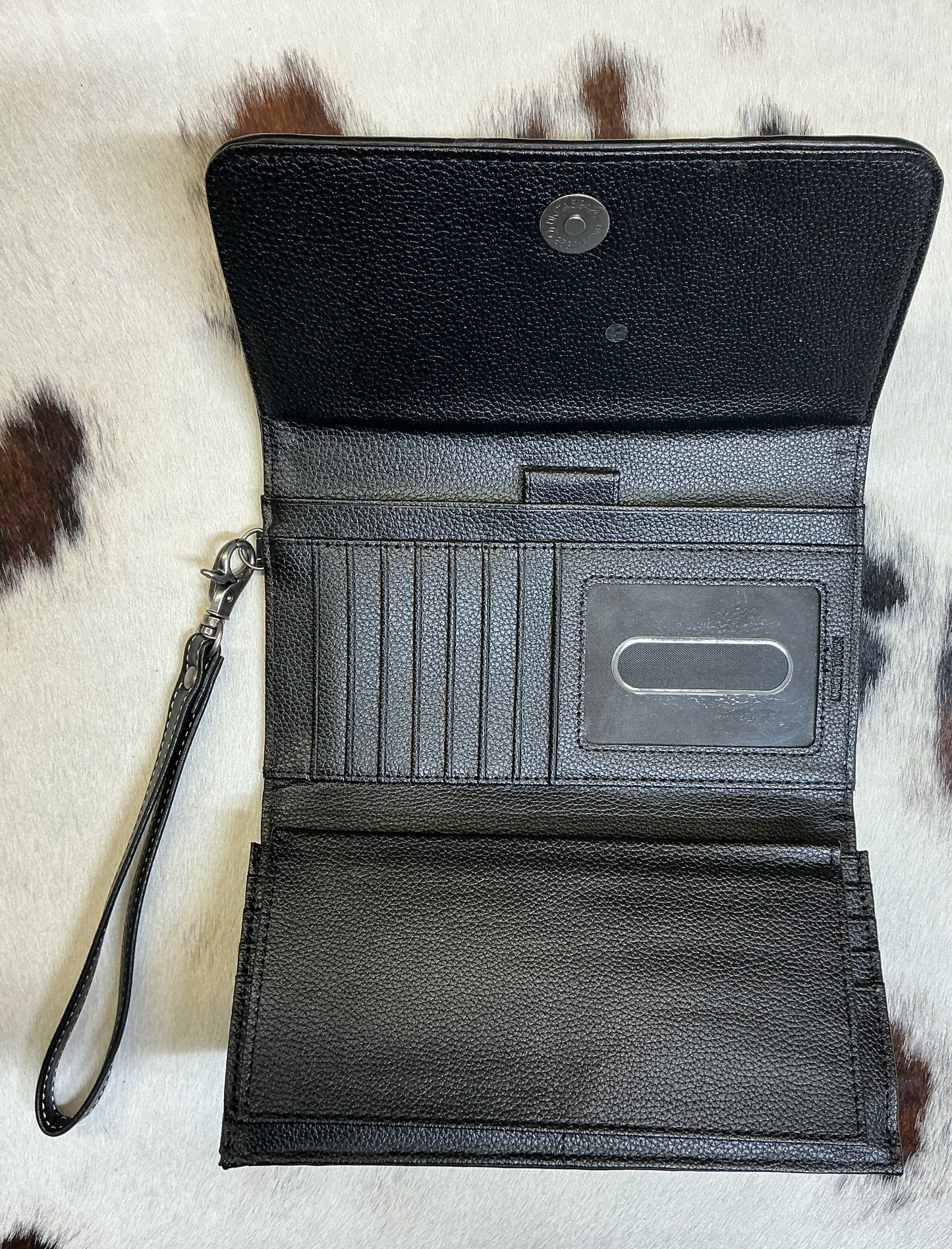 Ladies Clutch Wallet w/Tapestry Cover