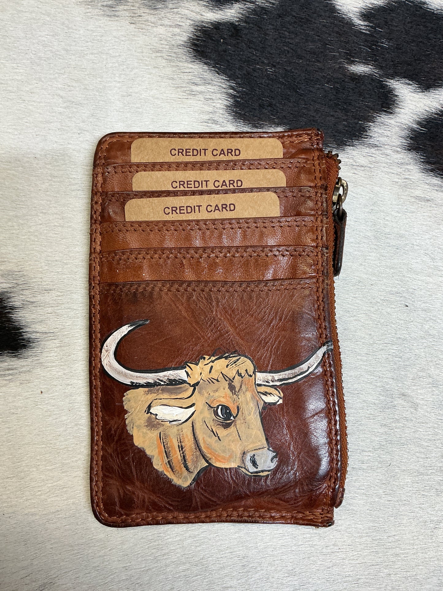 Hand Painted Card Wallets